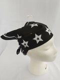 Sikh hindu punjabi stars black white bandana head wrap gear rumal handkerchief