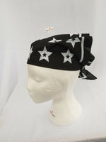 Sikh hindu punjabi stars black white bandana head wrap gear rumal handkerchief