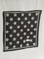 Sikh hindu punjabi stars black white bandana head wrap gear rumal handkerchief