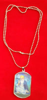 Sikh guru nanak ten gurus harmandir sahib hollographic 3d singh kaur pendant