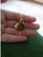 Dance girl brooch stunning vintage look gold plated suit coat broach pin ggg74