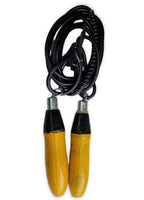 Strong skipping rope with spring wood handle fitness speed home workout gym me