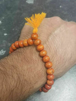 Wooden yogic beads meditation praying beads talisman sikh simarna bracelet ff12