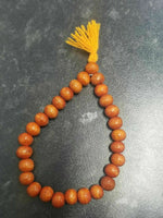 Wooden yogic beads meditation praying beads talisman sikh simarna bracelet ff12