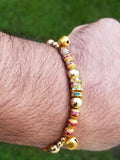 Hindu red thread evil eye protection stunning bracelet luck talisman amulet ff17