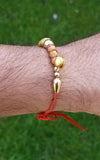 Hindu red thread evil eye protection stunning bracelet luck talisman amulet ff17