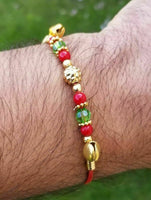 Hindu red thread evil eye protection stunning bracelet luck talisman amulet fg14