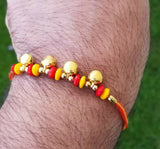 Hindu red thread evil eye protection stunning bracelet luck talisman amulet ff15