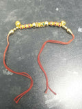 Lucky hindu red thread stunning evil eye protection bracelet talisman amulet ff3