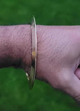 Sikh kara brass chakri singh kaur lines design punjabi gold look kada bangle j15