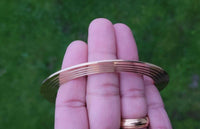 Sikh kara brass chakri singh kaur lines design punjabi gold look kada bangle j15