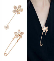 Six piece brooch set vintage look design queen broach gold plated pin new ggg104