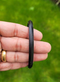 Sarbloh Bangle Black Kara Pure Iron Sikh Dori Kada Heavy Singh Kaur Khalsa Z1AK