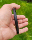 Sarbloh Bangle Black Kara Pure Iron Sikh Dori Kada Heavy Singh Kaur Khalsa Z1AK