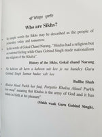 Who are sikhs? hardback sikh kaur khalsa book in english dr. jagraj singh - gift