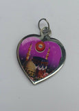 Islamic muslim protection talisman allah religious ayatul kursi heart pendant