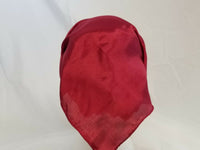 Sikh hindu kaur singh maroon plain bandana head wrap gear wedding marriage rumal