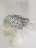 Sikh hindu muslim black stars bandana head wrap gear rumal handkerchief gift xy1