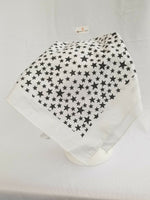 Sikh hindu muslim black stars bandana head wrap gear rumal handkerchief gift xy1