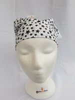 Sikh hindu muslim black stars bandana head wrap gear rumal handkerchief gift xy1