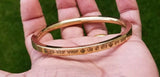 Brass kara raj karega khalsa singh kaur bangle smooth flat sikh bani kada p6