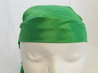 Sikh hindu kaur singh green plain bandana head wrap gear wedding marriage rumal
