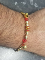 Lucky hindu red thread stunning evil eye protection bracelet talisman amulet ff4