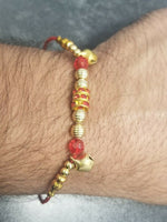 Lucky hindu red thread stunning evil eye protection bracelet talisman amulet ff4