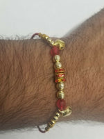 Lucky hindu red thread stunning evil eye protection bracelet talisman amulet ff4