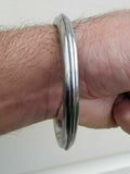 Sarbloh smooth kara round edge sikh singh kaur punjabi khalsa kada bangle i1