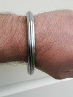 Sarbloh smooth kara round edge sikh singh kaur punjabi khalsa kada bangle i1