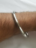 Stainless Steel Kara One Edge Sikh Kada Punjabi Traditional Singh Kaur Design F5 Bangle