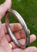 Sarbloh smooth kara round edge sikh singh kaur punjabi khalsa kada bangle i1