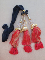 Indian punjabi parandi mehndi jaago mirror bridal patiala paranda hair braid ii1