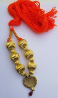 Punjabi folk cultural bhangra gidha kaintha pendant cultural patiala necklace na