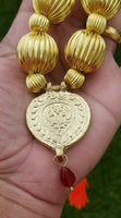 Punjabi folk cultural bhangra gidha kaintha pendant cultural patiala necklace na