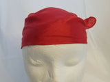 Sikh hindu kaur singh red plain bandana head wrap gear wedding marriage rumal