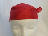 Sikh hindu kaur singh red plain bandana head wrap gear wedding marriage rumal