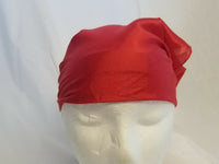 Sikh hindu kaur singh red plain bandana head wrap gear wedding marriage rumal