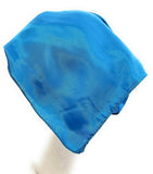 Sikh hindu kaur singh blue plain bandana head wrap gear wedding marriage rumal