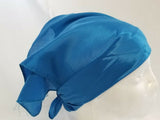 Sikh hindu kaur singh blue plain bandana head wrap gear wedding marriage rumal