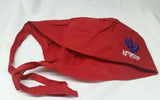 Red colour baby patka sikh punjabi turban keski singh khanda bandana head wrap