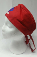 Red colour baby patka sikh punjabi turban keski singh khanda bandana head wrap