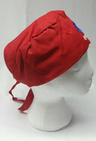 Red colour baby patka sikh punjabi turban keski singh khanda bandana head wrap