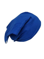 Sikh punjabi singh kaur khalsa blue plain bandana head wrap gear rumal zb3