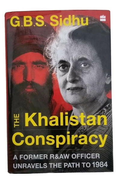 The khalistan conspiracy by g. b. s. sidhu sikh english book raw officer new b39