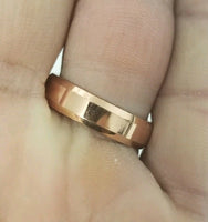 Stunning smooth engraved khanda sikh singh kaur khalsa copper colour ring challa