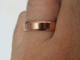 Stunning smooth engraved khanda sikh singh kaur khalsa copper colour ring challa