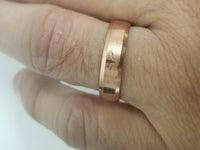 Stunning smooth engraved khanda sikh singh kaur khalsa copper colour ring challa