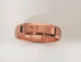 Stunning smooth engraved khanda sikh singh kaur khalsa copper colour ring challa